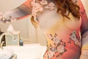 HuaYang花漾 – 张思允Nice的豹纹，真心说无圣光的美图也能那么吸睛