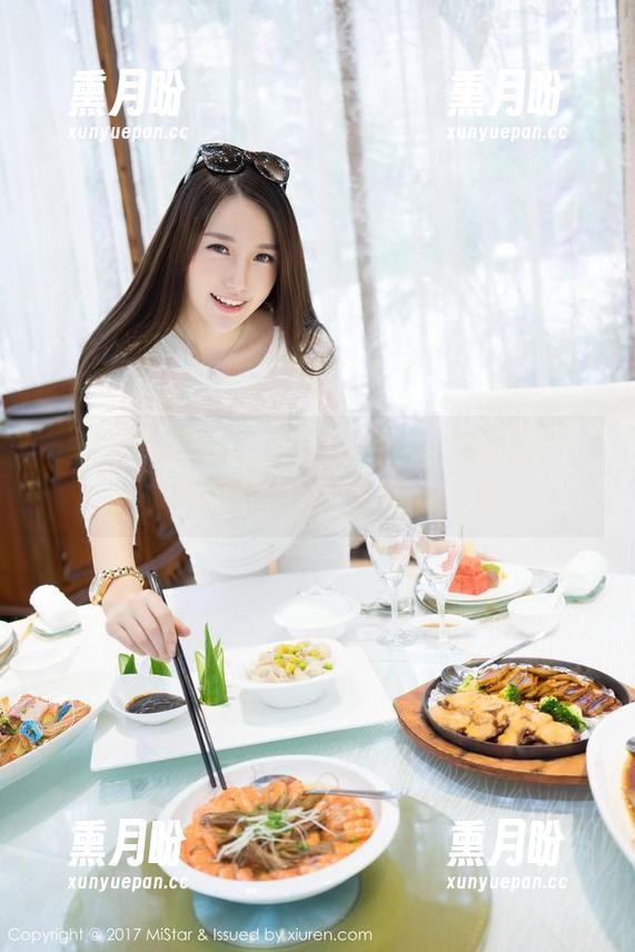 MiStar魅妍社 - 小乔Joyi的泳衣图片，高清得我都觉得自己在旁边听涛声。