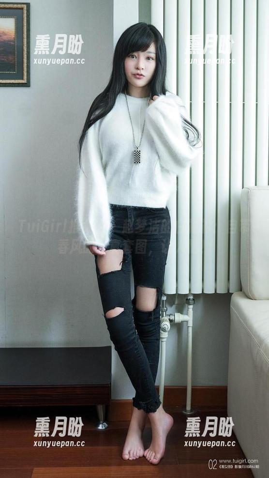 TuiGirl推女郎 - 赵梦洁的白衬衫：自带春风的写真套图，让人懵！