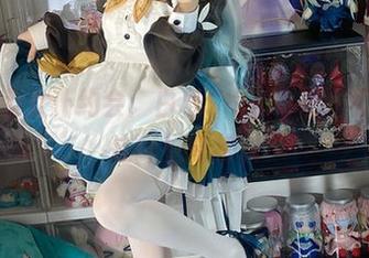 与流萤女仆约会：白栎Shirly在线写真之崩坏星穹特辑