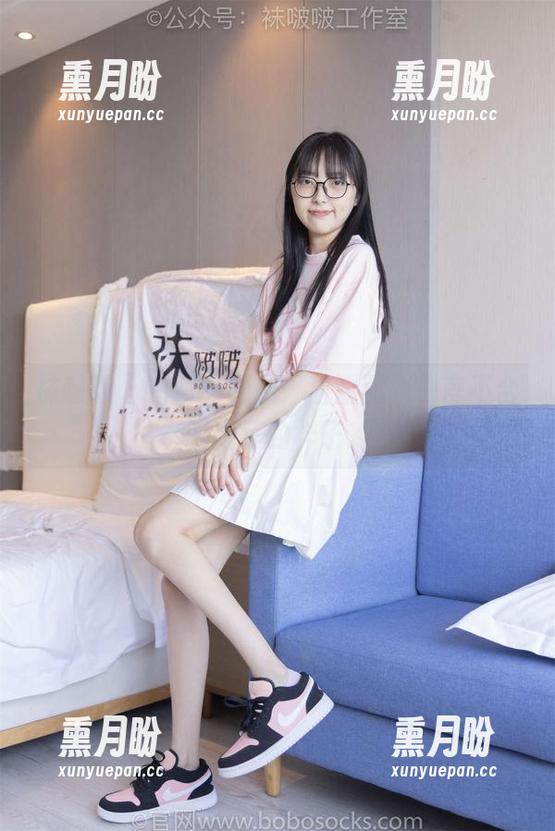 袜啵啵 - 白衬衫图册：甜甜圈，一言不合就暗示的样子。